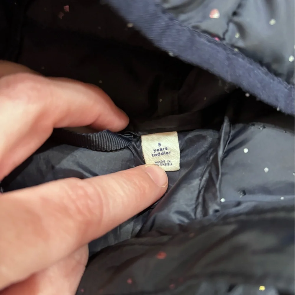GAP navy puffer